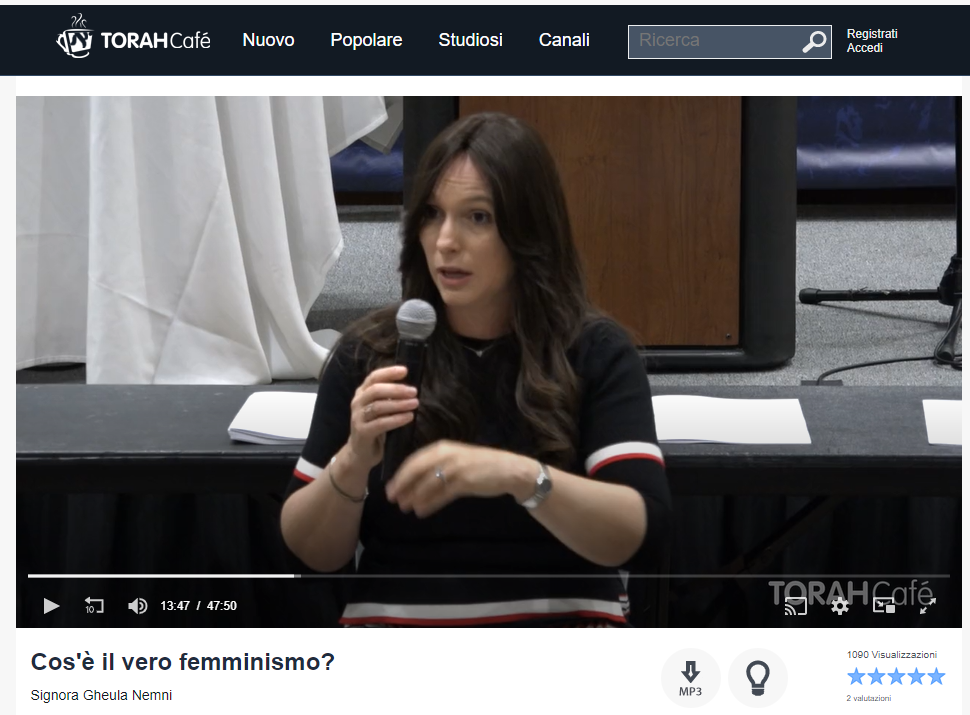 Conferenza "cos'è il vero femminismo?"